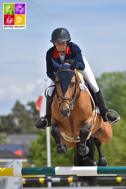 Rominet de bruz et jeanne sadran à opglabbeek - Poney As