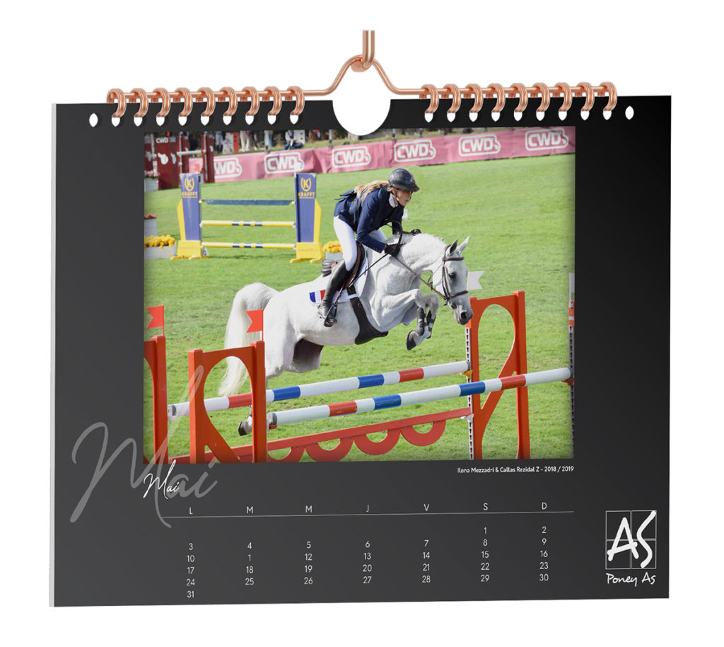 Calendrier 2021 Poney As page Mai