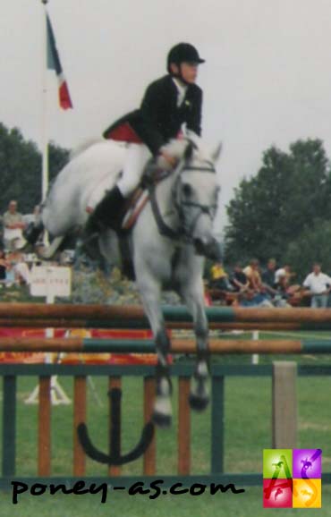 Olivier Vanderhasselt et Identity aux championnats d'Europe du Touquet en 1998 - photo Pauline Bernuchon