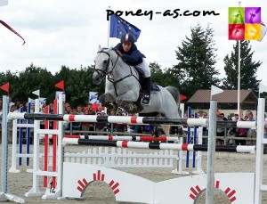 Jimmerdor de Florys SL et Baptiste Lecomte avaient obtenu l'or par deux fois au championnat de France Grand Prix Excellence - Ph. Pauline Bernuchon