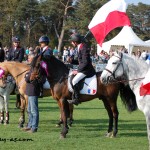 Coupe des Nations du BIP 2011. Emilie Carradot - Kauline de la Bauche, Maxime Couderc - Mystille, Baptiste Lecomte - Anydale Ron SL et Camille Conde Ferreira - Juke Box du Buhot - ph. Camille Kirmann