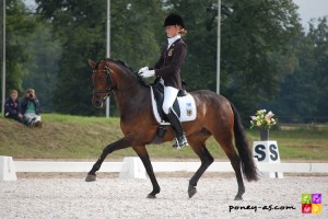 L'or individuel et une quatrième place dans la Kür pour Grete Linnemann (GER) et Cinderella M WE à Jaszkowo en 2011 - ph. Camille Kirmann