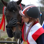 Luce Bentejac et Mon Nantano de Florys SL offrent à la France une médaille d'or individuelle en CCE, à Jaszkowo en 2011 - ph. Camille Kirmann