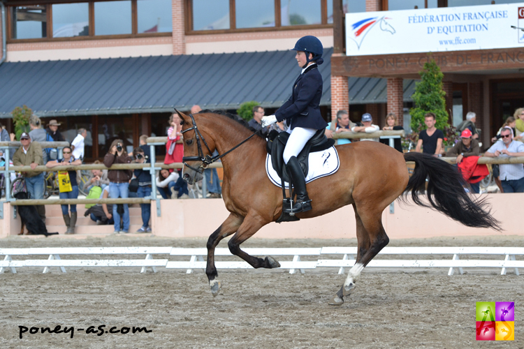 Médaille d'or : Camille Boireau & Hesselteich’s Desert Rose - ph. Pauline Bernuchon
