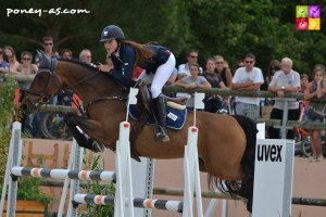 Flore Giraud, aux rênes de Nestor d'Abreo, décroche une première victoire en As Excellence - ph. Pauline Bernuchon