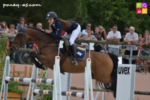 Flore Giraud, aux rênes de Nestor d'Abreo, décroche une première victoire en As Excellence - ph. Pauline Bernuchon