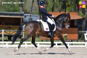 Phoebe Peters et SL Lucci à Saumur il y a quelques semaines - ph. Pauline Bernuchon