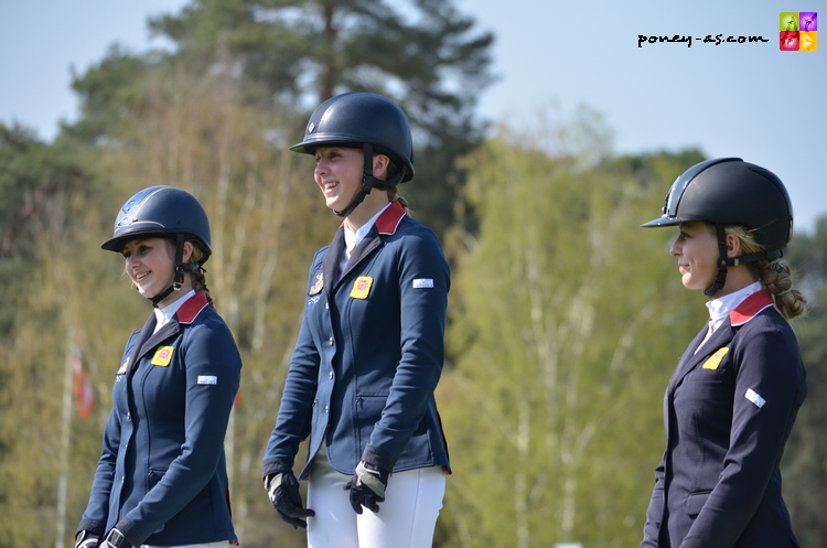 Le podium du Grand Prix CSIOP 2013 - ph. Camille Kirmann