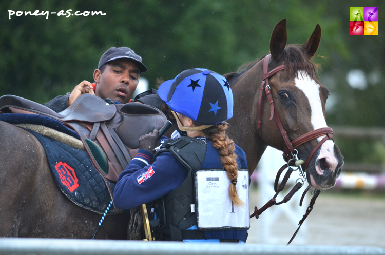 Marine Bolleret, Jean-Philippe et la fidèle Perle - ph. Poney As