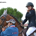 Ninon Castex, son papa coach Claude, Quabar, sans oublier André Magdelaine, une équipe gagnante ! - ph. Pauline Bernuchon