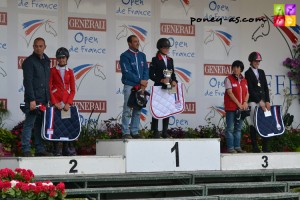 Ninon, Nina et Camille, le podium 2014