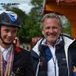 Victor Levecque, son papa Philippe et son petit frère Maxime - ph. Pauline Bernuchon