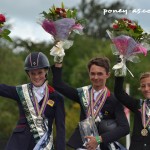 Podium individuel. Isabelle Upton, Victor Levecque et Calvin Böckmann - ph. Pauline Bernuchon