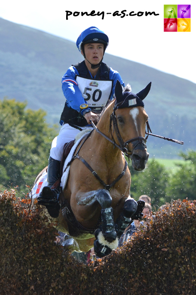 Loin d'être le plus facile, Qualitat des Bourdons, véritable crack, a été un formidable partenaire pour Victor Levecque - ph. Poney As