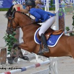 Audanum de Grangues (Kantje's Ronaldo SL, Nf), frère utérin de l'européen Milford de Grangues, monté par Pauline Henry - Très Bon - ph. Pauline Bernuchon