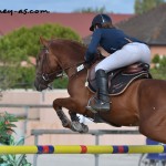 L'étalon Usty Moon Candy (Moonlight Berenger, Pfs) et Elise Alexandre - ph. Pauline Bernuchon