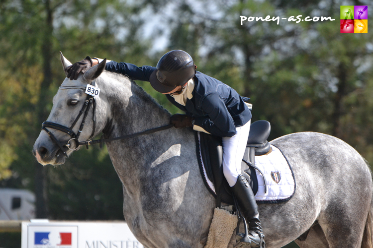 Champion - Elite - Appy Love de Salzert (Roger de Garenne, Co x Flatteur, Wtc) sous la selle de Mathilde Deslandes - ph. Pauline Bernuchon