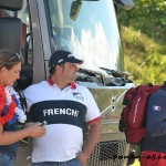 Entraineurs et véto du team France - ph. Pauline Bernuchon