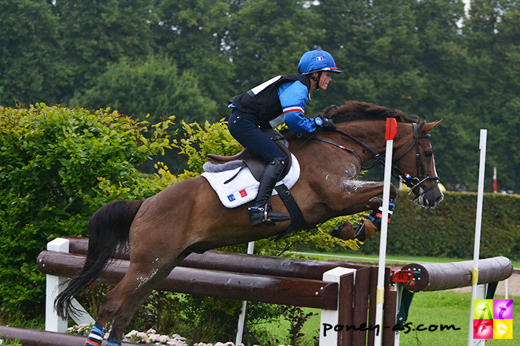 Olympe des Bois est le n°1 en CCE : IPC 165 sous la selle d'Alban Moulliere - ph. Pauline Bernuchon