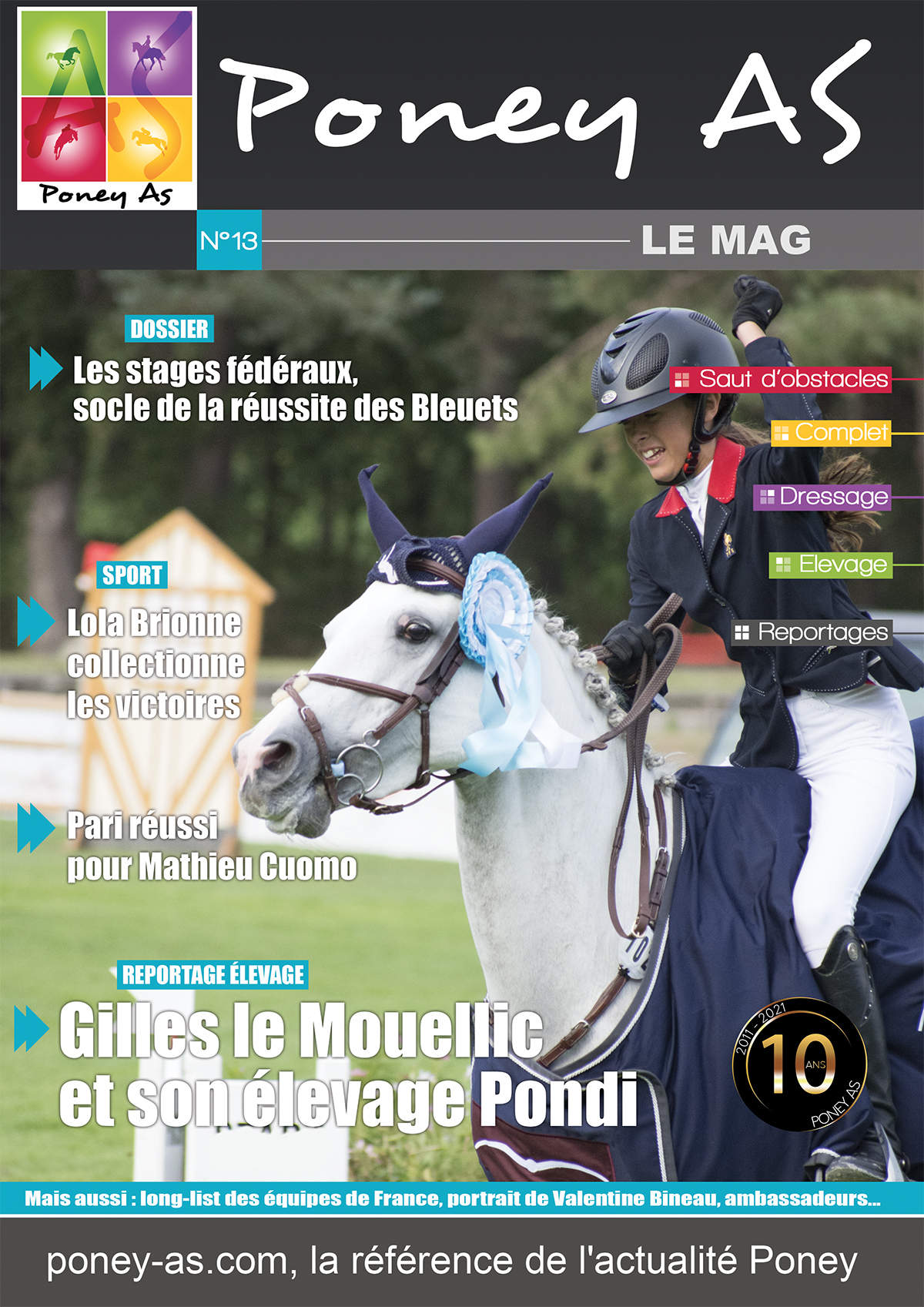 La 13e édition du Magazine Poney As