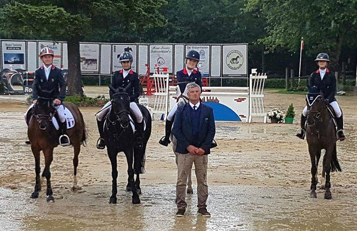 L'équipe de France poney au Dutch Youngster Festival 2017 - ph. Antonio Condé Ferreira