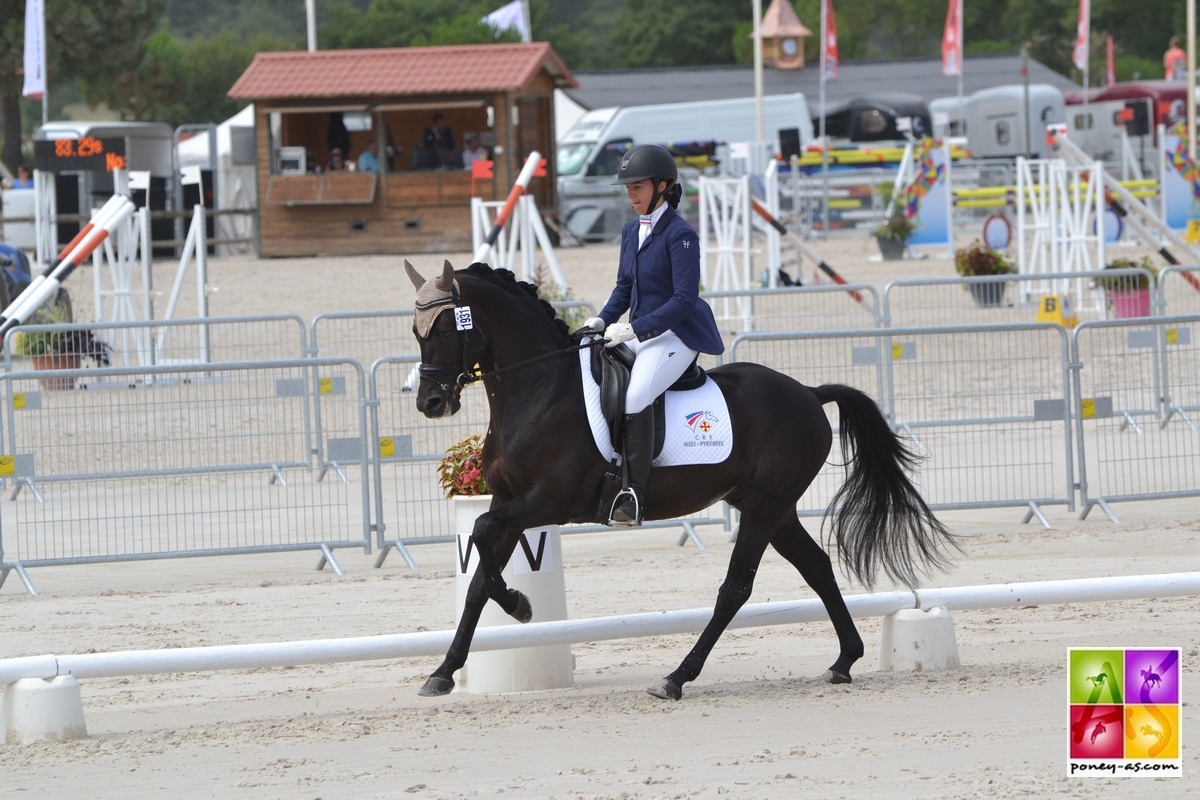 Charlotte Palas et Under Cover Fast, Generali Open de France 2017 - ph. Poney As