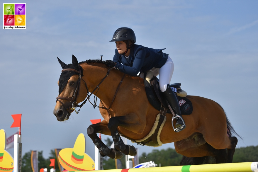 Jeanne Sadran et Rominet de Bruz, Generali Open de France - ph. Poney As