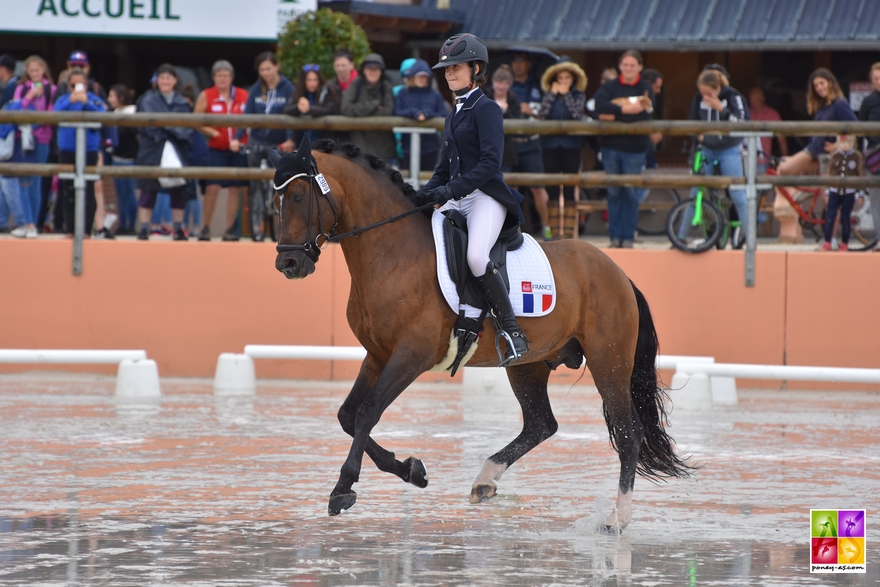 Lou Morali et Swyn Barrade, Dressage Welsh - ph. Poney As