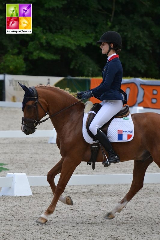 Liloï Lourde Rocheblave et Voltair de Lalande ont réalisé un superbe test de dressage avec une 2e place à la clé - ph. Pauline Bernuchon