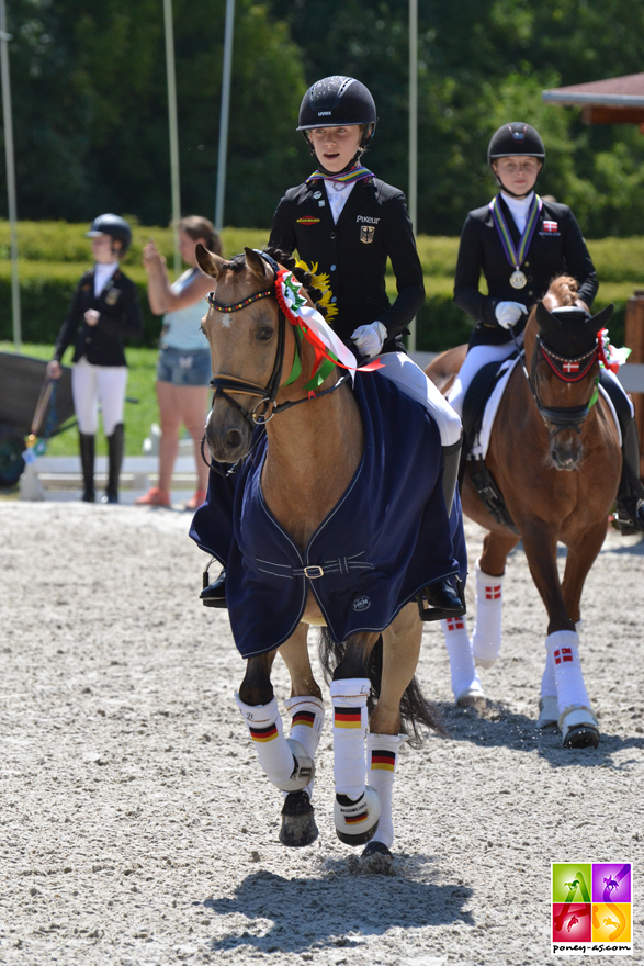 Lucie-Anouk Baumgürtel (Ger) et Zinq Massimiliano FH s'offrent leur 6e médailles d'or depuis 2016 ! - ph. Pauline Bernuchon