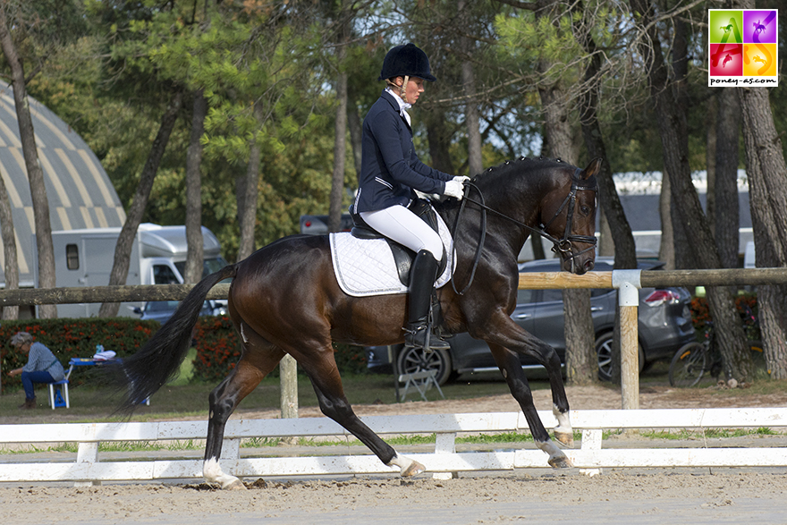 Avec l'IPD 143, Chtromae Linaro est le meilleur de sa génération. Il est champion de France des 5 ans avec Julia Leborgne - ph. Anaïs Barbier