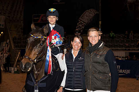 Ingemar Hammarström (Swe) et Océan des As - ph. Oslo Horse Show