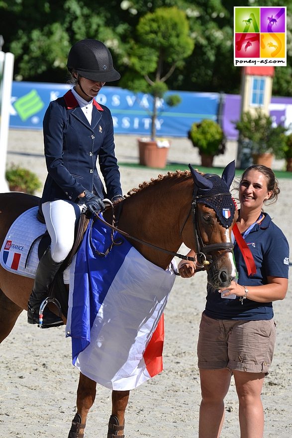 Voltair de Lalande monté par Liloï Lourde Rocheblave et entrainé par Sophie Lemoine, décroche un indice de 164 en 2017 - ph. Pauline Bernuchon