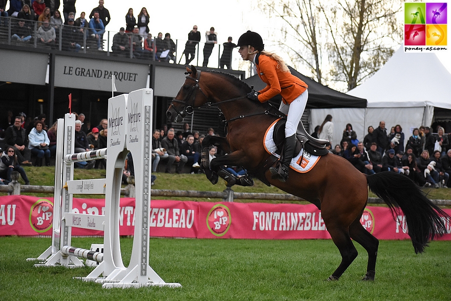 Expérimentée, l'équipe néerlandaise était favorite. Ici Pam Nieuwenhuis et Zeppe van de Ijsseldijk SL - ph. Poney As