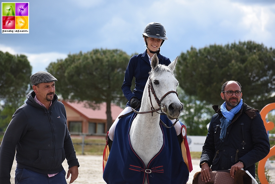 Ilona Mezzadri et Callas Rezidal Z - ph. Poney As