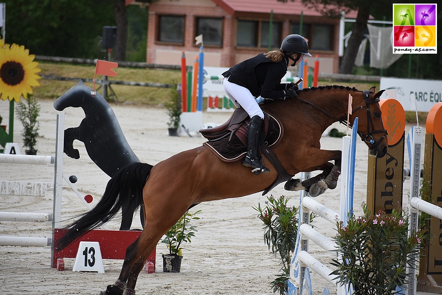 Jeanne Hirel et Bohème d'Hurl'Vent - ph. Poney As