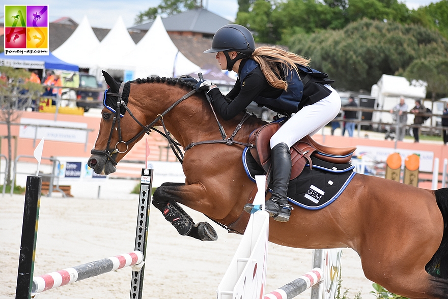 Romane Orhant et Quabar des Monceaux - ph. Poney As