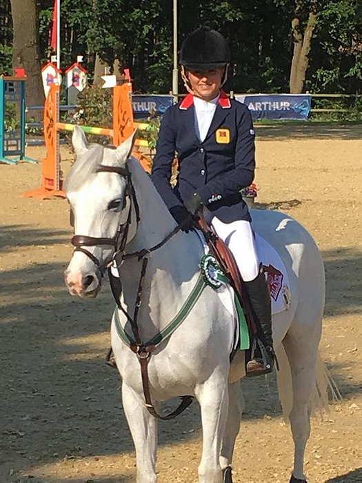 Claudia Moore et Shamrock du Gite - ph. coll. Moore