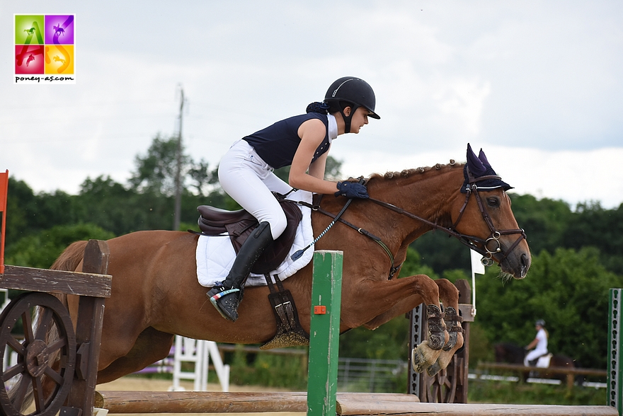 Claire Barnaud et Nanouchka de Swan - ph. Poney As