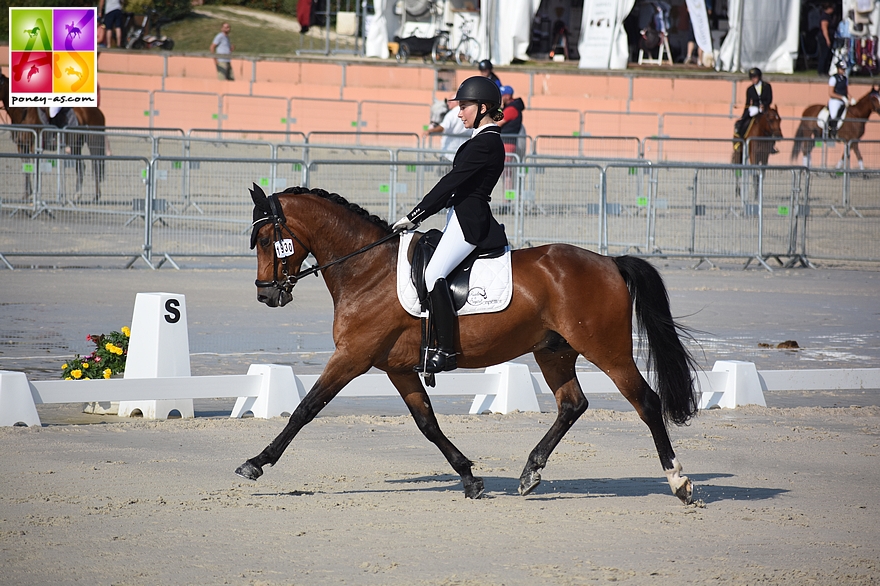 Eloïse Barrière et Pearcy Pearson Junior - ph. Poney As