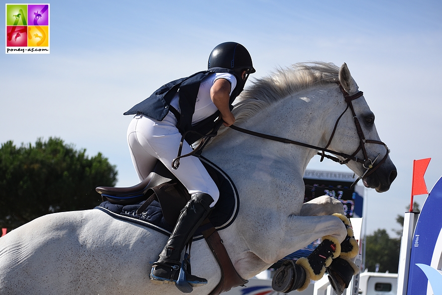 8e : Mathis Vallat et Udix d’Isky - 8+8+8+4 - ph. Poney As