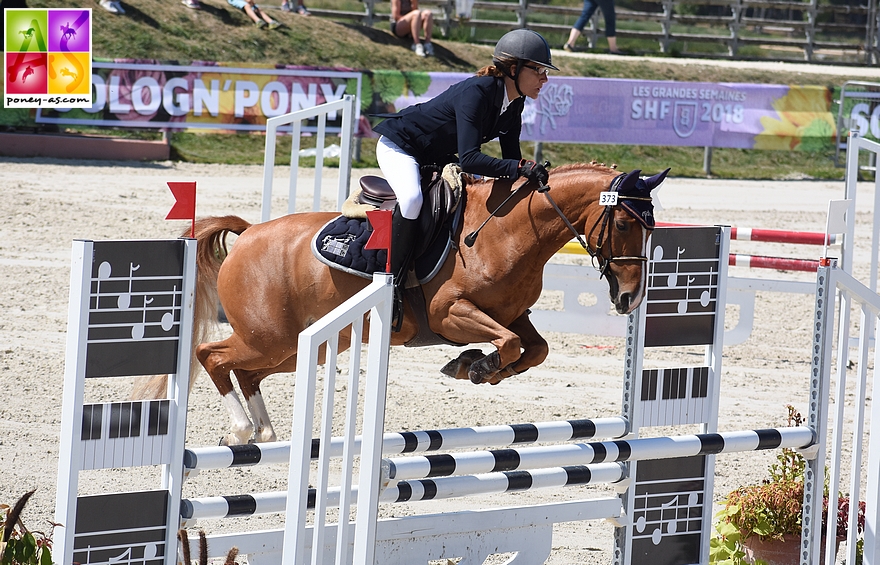 4e - Corrado des Cibaudes et Elodie Chanavat - ph. Poney As