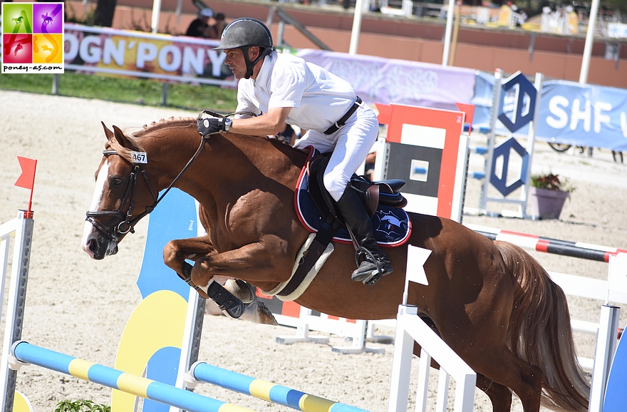 Champion des 6 ans D -Champagne d’Ar Cus associé à Mathieu Laisney - ph. Poney As