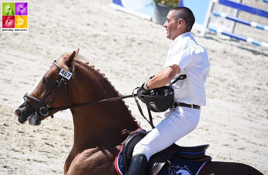 Champion des 6 ans D -Champagne d’Ar Cus associé à Mathieu Laisney - ph. Poney As