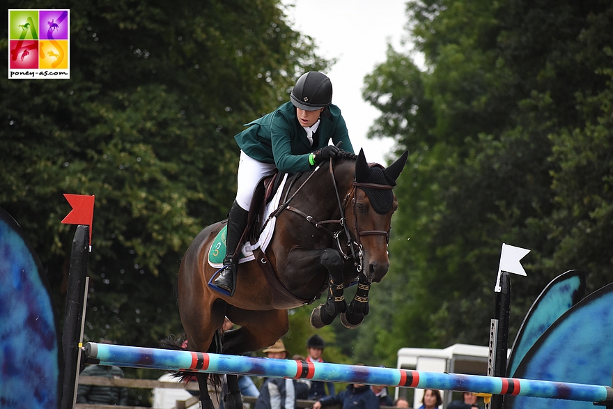 Max Wachman (Irl) et Cuffesgrange Cavalidam - ph. Poney As