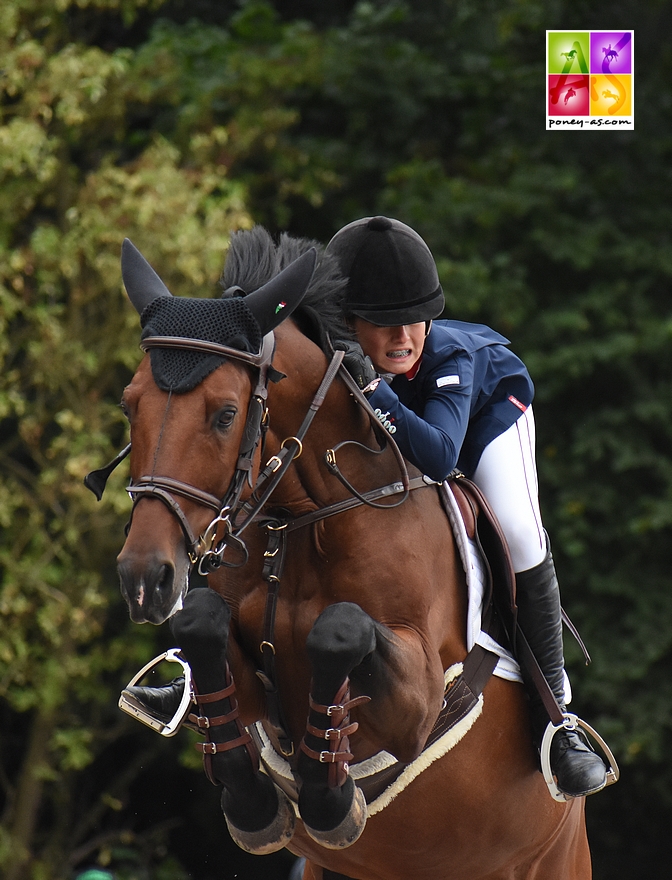 Claudia Moore (Gbr) et Elando van de Roshoeve - ph. Poney As