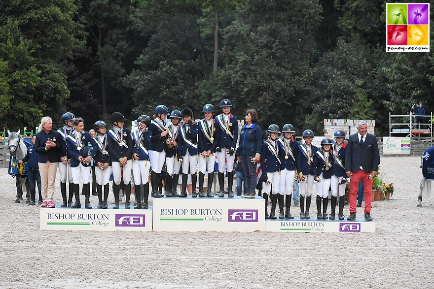 La Grande-Bretagne en or, la Suède en argent et la France en bronze - ph. Poney As