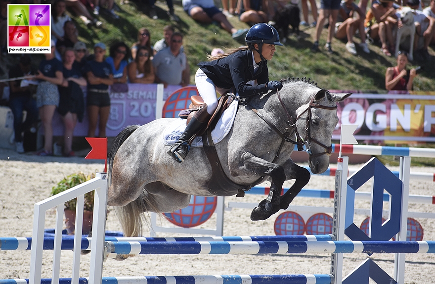 Emma Koltz et Baluche de la Bauche, un poney à suivre assurément - ph. Poney As