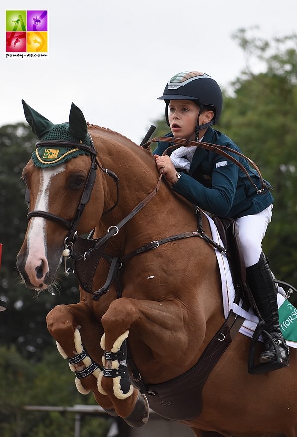 Tom Wachman (Irl) et Quaprice d’Astrée - ph. Poney As