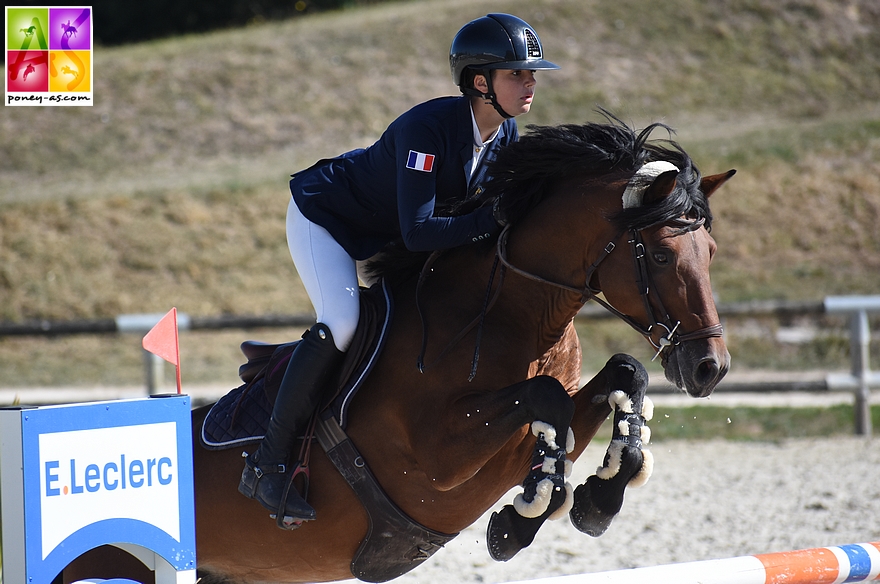 Lou Morali et Ushuaia Eliza Modesty remporte la Vitesse de l'As Elite - ph. Poney As